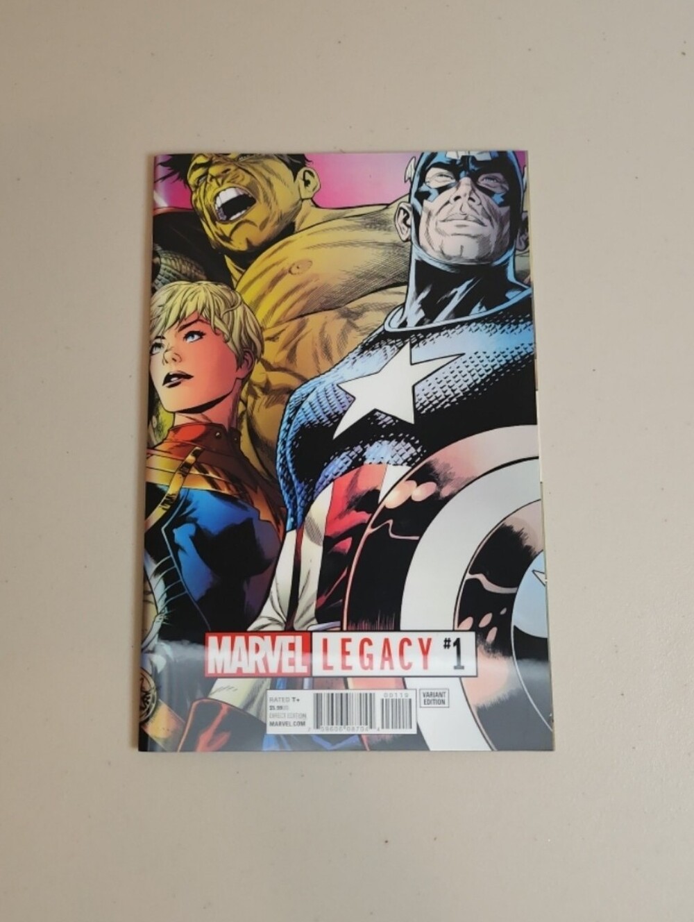 Marvel Legacy #1 Holographic Comic Book Designed by Joe Quesada